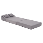 Casa si Gradina - Mobilier - Saltele si somiere - Saltele - Saltea pliabila/fotoliu extensibil, 2 in 1, gri deschis, PELOS - Infinity.ro