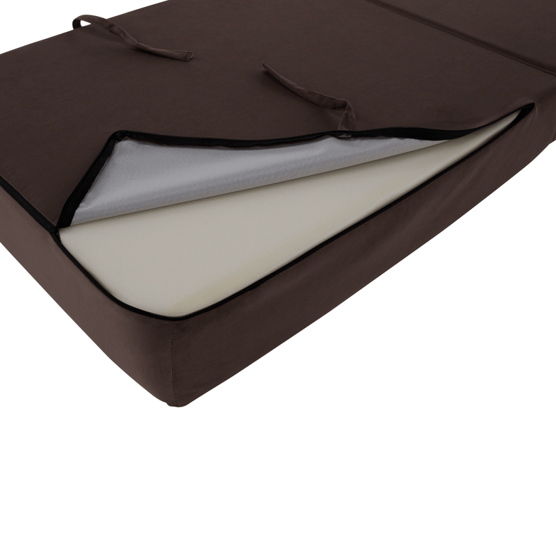 Casa si Gradina - Mobilier - Saltele si somiere - Saltele - Saltea pliabila/fotoliu extensibil, 2 in 1, maro Taupe, PELOS - Infinity.ro