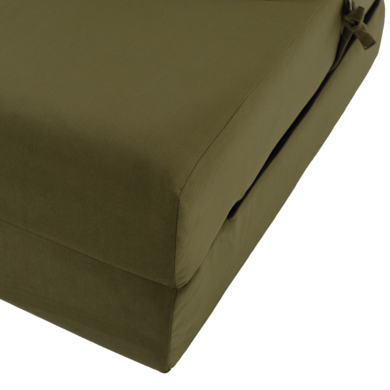 Casa si Gradina - Mobilier - Saltele si somiere - Saltele - Saltea pliabila/fotoliu extensibil, 2 in 1, masliniu, PELOS - Infinity.ro