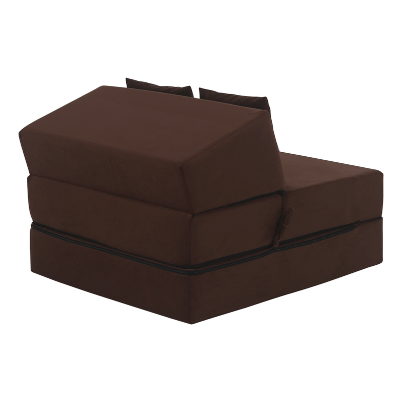 Casa si Gradina - Mobilier - Saltele si somiere - Saltele - Saltea pliabila/fotoliu extensibil, 2 in 1, maro, PELOS - Infinity.ro