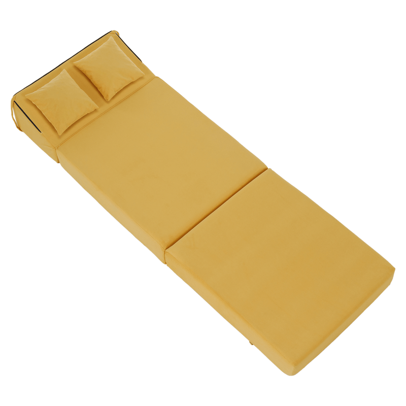Casa si Gradina - Mobilier - Saltele si somiere - Saltele - Saltea pliabila/fotoliu extensibil, 2 in 1, galben, PELOS - Infinity.ro