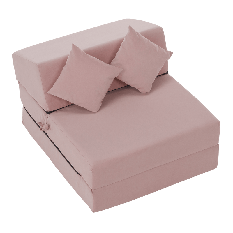 Casa si Gradina - Mobilier - Saltele si somiere - Saltele - Saltea pliabila/fotoliu extensibil, 2 in 1, roz, PELOS - Infinity.ro