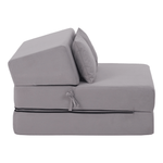 Casa si Gradina - Mobilier - Saltele si somiere - Saltele - Saltea pliabila/fotoliu extensibil, 2 in 1, gri deschis, PELOS - Infinity.ro