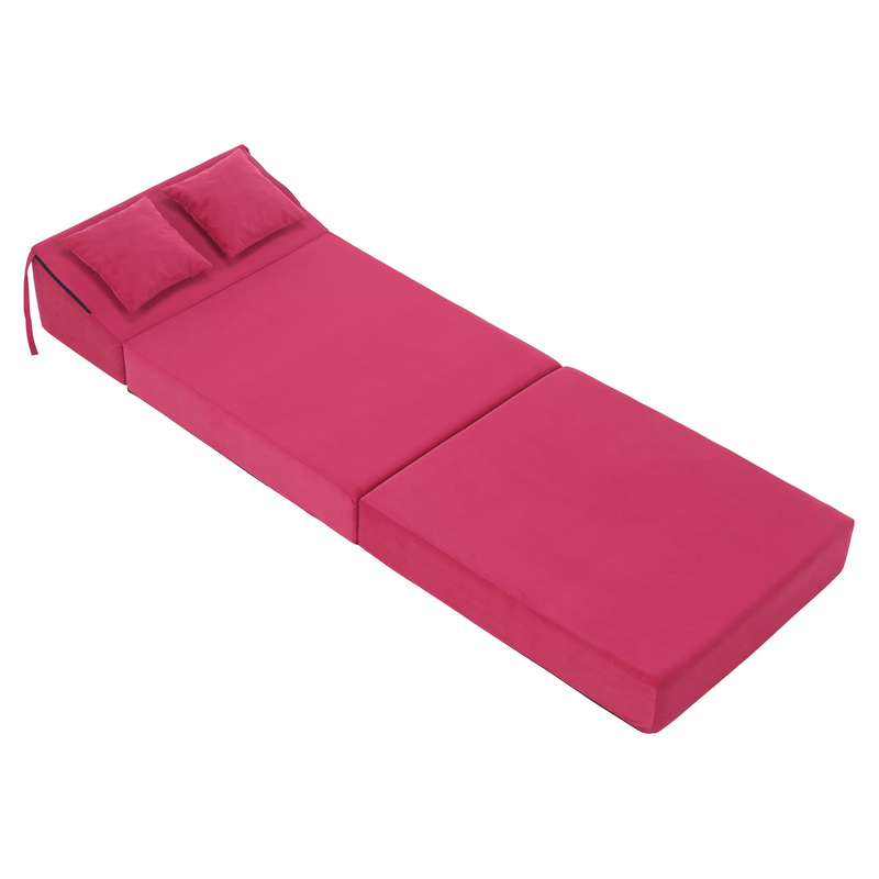 Casa si Gradina - Mobilier - Saltele si somiere - Saltele - Saltea pliabila/fotoliu extensibil, 2in1, roz magenta, PELOS - Infinity.ro
