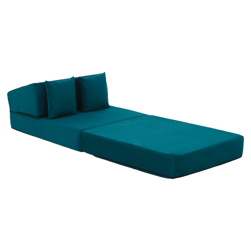 Casa si Gradina - Mobilier - Saltele si somiere - Saltele - Saltea pliabila/fotoliu extensibil, 2 in 1, petrol, PELOS - Infinity.ro