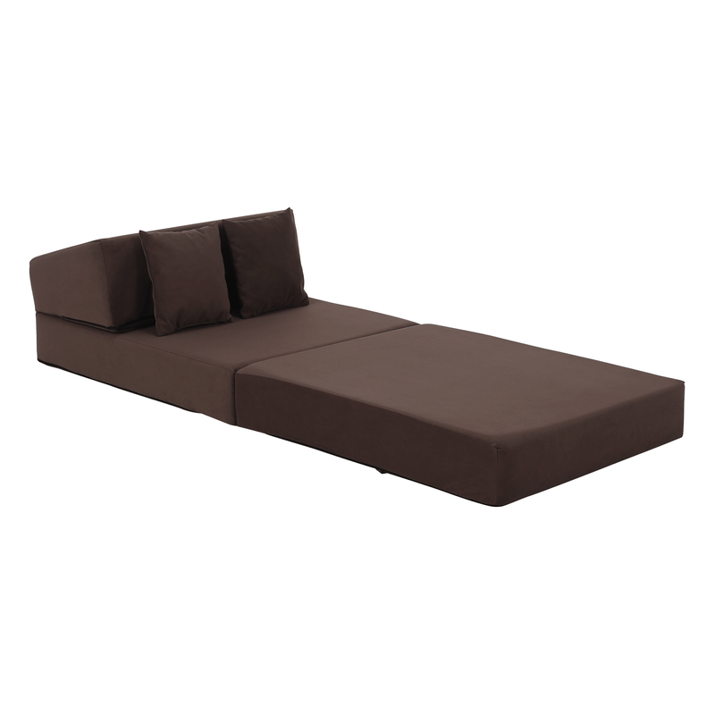 Casa si Gradina - Mobilier - Saltele si somiere - Saltele - Saltea pliabila/fotoliu extensibil, 2 in 1, maro Taupe, PELOS - Infinity.ro