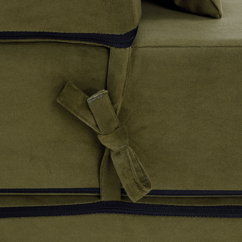 Casa si Gradina - Mobilier - Saltele si somiere - Saltele - Saltea pliabila/fotoliu extensibil, 2 in 1, masliniu, PELOS - Infinity.ro