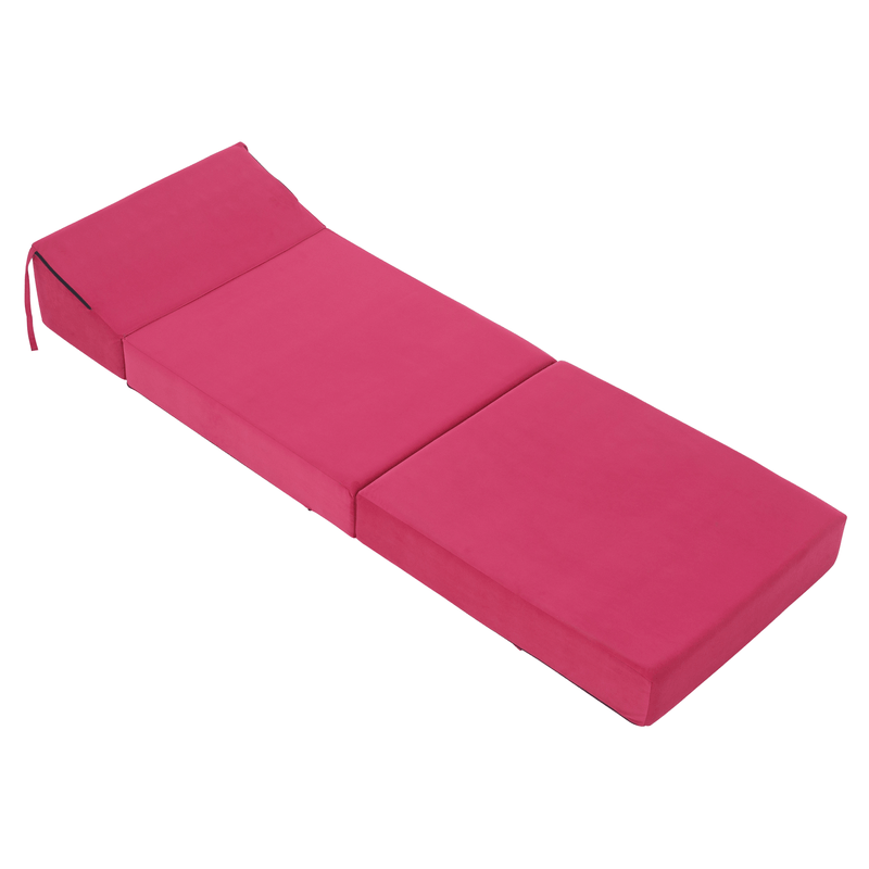 Casa si Gradina - Mobilier - Saltele si somiere - Saltele - Saltea pliabila/fotoliu extensibil, 2in1, roz magenta, PELOS - Infinity.ro