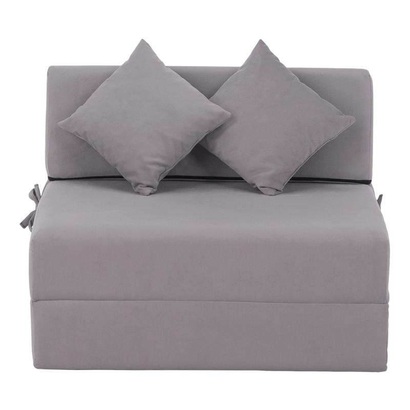 Casa si Gradina - Mobilier - Saltele si somiere - Saltele - Saltea pliabila/fotoliu extensibil, 2 in 1, gri deschis, PELOS - Infinity.ro