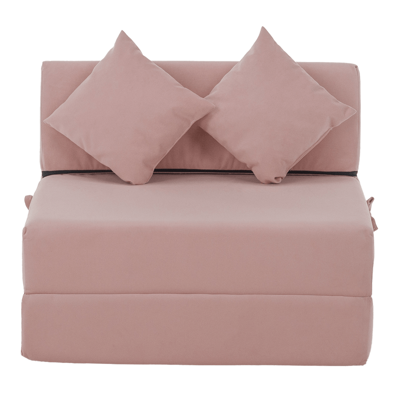 Casa si Gradina - Mobilier - Saltele si somiere - Saltele - Saltea pliabila/fotoliu extensibil, 2 in 1, roz, PELOS - Infinity.ro