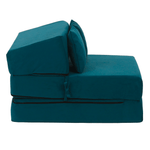 Casa si Gradina - Mobilier - Saltele si somiere - Saltele - Saltea pliabila/fotoliu extensibil, 2 in 1, petrol, PELOS - Infinity.ro