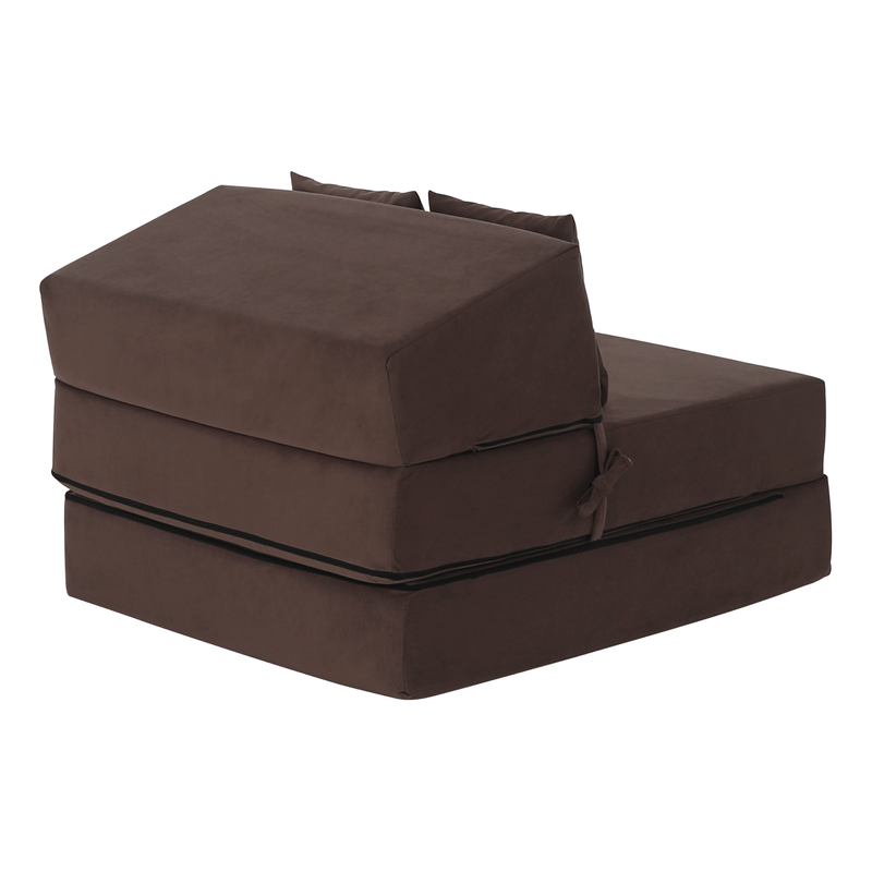 Casa si Gradina - Mobilier - Saltele si somiere - Saltele - Saltea pliabila/fotoliu extensibil, 2 in 1, maro Taupe, PELOS - Infinity.ro