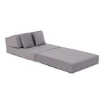 Casa si Gradina - Mobilier - Saltele si somiere - Saltele - Saltea pliabila/fotoliu extensibil, 2 in 1, gri deschis, PELOS - Infinity.ro