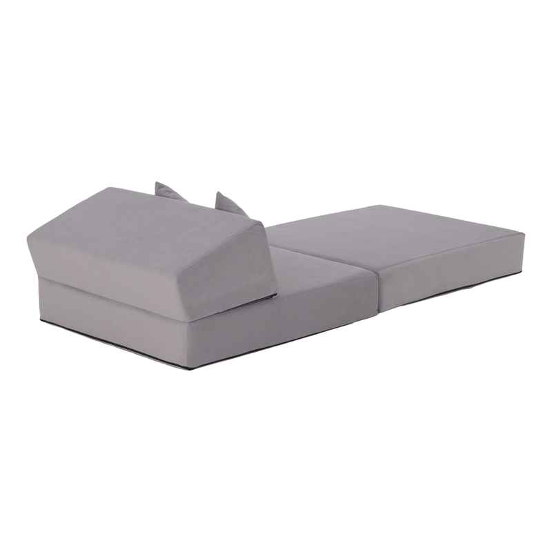 Casa si Gradina - Mobilier - Saltele si somiere - Saltele - Saltea pliabila/fotoliu extensibil, 2 in 1, gri deschis, PELOS - Infinity.ro