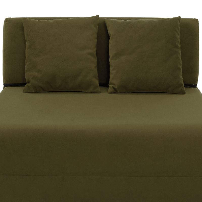Casa si Gradina - Mobilier - Saltele si somiere - Saltele - Saltea pliabila/fotoliu extensibil, 2 in 1, masliniu, PELOS - Infinity.ro