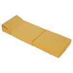 Casa si Gradina - Mobilier - Saltele si somiere - Saltele - Saltea pliabila/fotoliu extensibil, 2 in 1, galben, PELOS - Infinity.ro