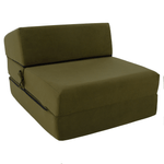 Casa si Gradina - Mobilier - Saltele si somiere - Saltele - Saltea pliabila/fotoliu extensibil, 2 in 1, masliniu, PELOS - Infinity.ro