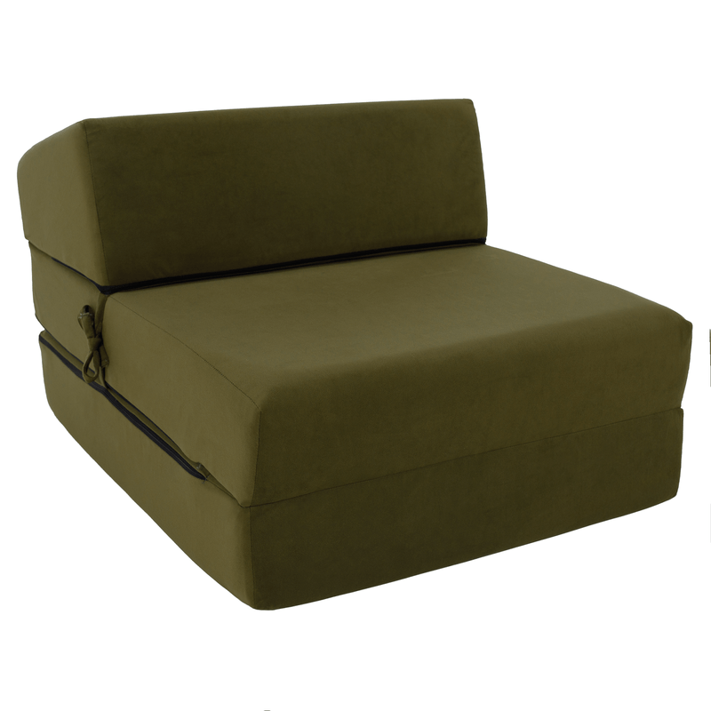 Casa si Gradina - Mobilier - Saltele si somiere - Saltele - Saltea pliabila/fotoliu extensibil, 2 in 1, masliniu, PELOS - Infinity.ro