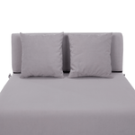 Casa si Gradina - Mobilier - Saltele si somiere - Saltele - Saltea pliabila/fotoliu extensibil, 2 in 1, gri deschis, PELOS - Infinity.ro