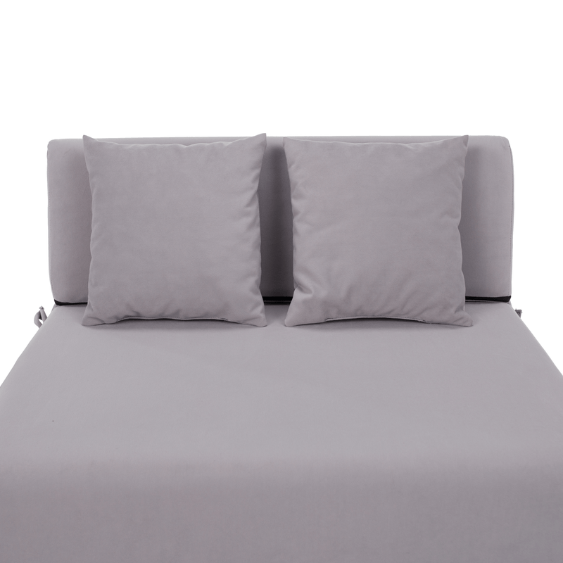 Casa si Gradina - Mobilier - Saltele si somiere - Saltele - Saltea pliabila/fotoliu extensibil, 2 in 1, gri deschis, PELOS - Infinity.ro