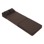 Casa si Gradina - Mobilier - Saltele si somiere - Saltele - Saltea pliabila/fotoliu extensibil, 2 in 1, maro Taupe, PELOS - Infinity.ro