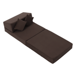 Casa si Gradina - Mobilier - Saltele si somiere - Saltele - Saltea pliabila/fotoliu extensibil, 2 in 1, maro Taupe, PELOS - Infinity.ro