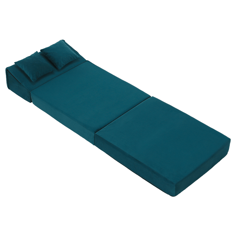 Casa si Gradina - Mobilier - Saltele si somiere - Saltele - Saltea pliabila/fotoliu extensibil, 2 in 1, petrol, PELOS - Infinity.ro