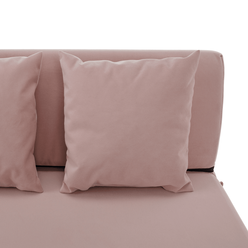 Casa si Gradina - Mobilier - Saltele si somiere - Saltele - Saltea pliabila/fotoliu extensibil, 2 in 1, roz, PELOS - Infinity.ro