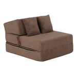 Casa si Gradina - Mobilier - Saltele si somiere - Saltele - Saltea pliabila/fotoliu extensibil, 2 in 1, maro deschis, PELOS - Infinity.ro