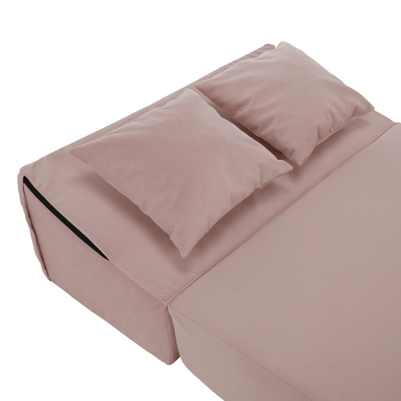 Casa si Gradina - Mobilier - Saltele si somiere - Saltele - Saltea pliabila/fotoliu extensibil, 2 in 1, roz, PELOS - Infinity.ro