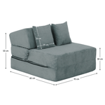 Casa si Gradina - Mobilier - Saltele si somiere - Saltele - Saltea pliabila/fotoliu extensibil, 2 in 1, mentolat, PELOS - Infinity.ro