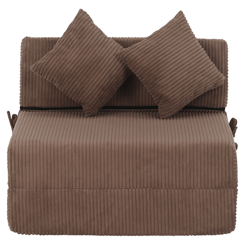 Casa si Gradina - Mobilier - Saltele si somiere - Saltele - Saltea pliabila/fotoliu extensibil, 2 in 1, maro deschis, PELOS - Infinity.ro