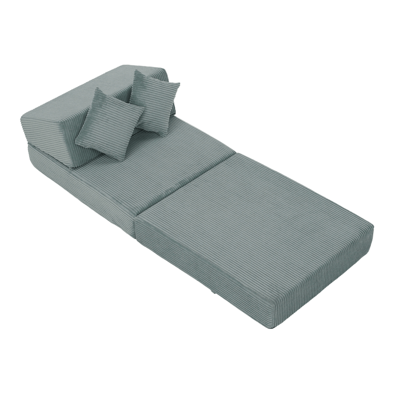 Casa si Gradina - Mobilier - Saltele si somiere - Saltele - Saltea pliabila/fotoliu extensibil, 2 in 1, mentolat, PELOS - Infinity.ro
