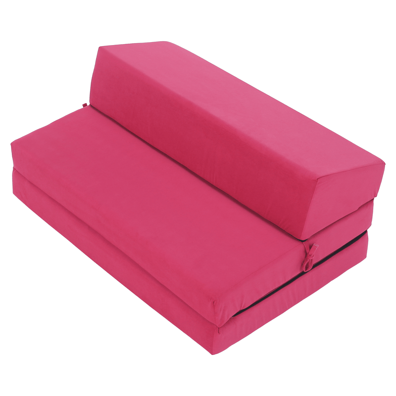 Casa si Gradina - Mobilier - Saltele si somiere - Saltele - Saltea pliabila/fotoliu extensibil, 2 in 1, roz magenta, VEDIS - Infinity.ro