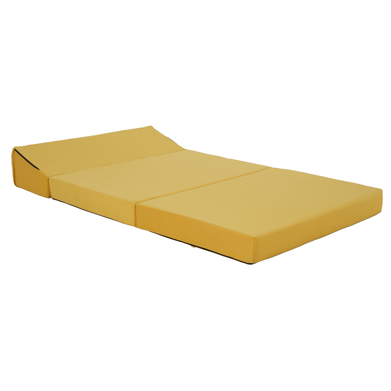 Casa si Gradina - Mobilier - Saltele si somiere - Saltele - Saltea pliabila/fotoliu extensibil, 2 in 1, galben, VEDIS - Infinity.ro