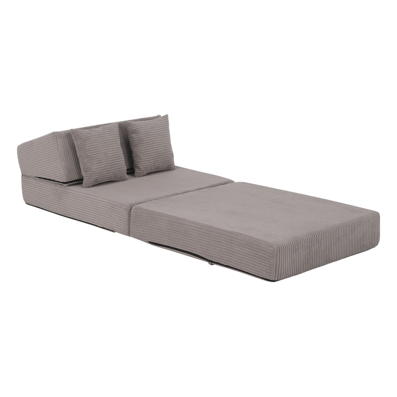 Casa si Gradina - Mobilier - Saltele si somiere - Saltele - Saltea pliabila/fotoliu extensibil, 2 in 1, gri, PELOS - Infinity.ro
