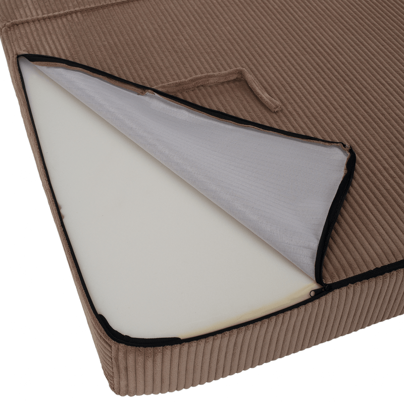 Casa si Gradina - Mobilier - Saltele si somiere - Saltele - Saltea pliabila/fotoliu extensibil, 2 in 1, maro deschis, VEDIS - Infinity.ro