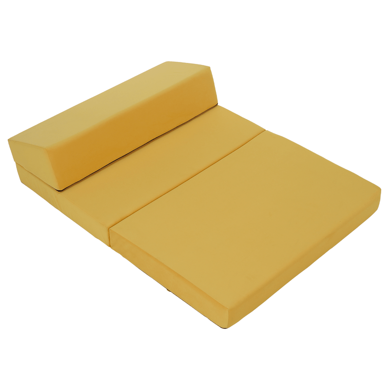 Casa si Gradina - Mobilier - Saltele si somiere - Saltele - Saltea pliabila/fotoliu extensibil, 2 in 1, galben, VEDIS - Infinity.ro