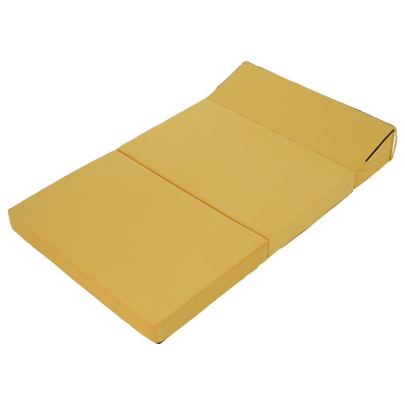 Casa si Gradina - Mobilier - Saltele si somiere - Saltele - Saltea pliabila/fotoliu extensibil, 2 in 1, galben, VEDIS - Infinity.ro