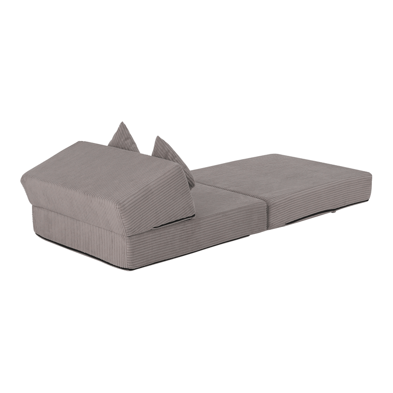 Casa si Gradina - Mobilier - Saltele si somiere - Saltele - Saltea pliabila/fotoliu extensibil, 2 in 1, gri, PELOS - Infinity.ro