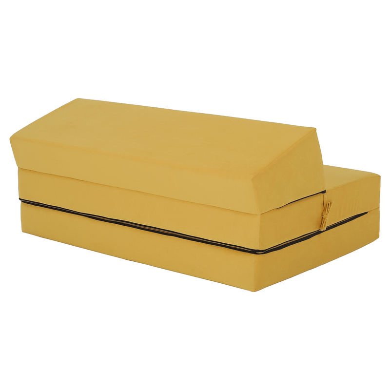 Casa si Gradina - Mobilier - Saltele si somiere - Saltele - Saltea pliabila/fotoliu extensibil, 2 in 1, galben, VEDIS - Infinity.ro