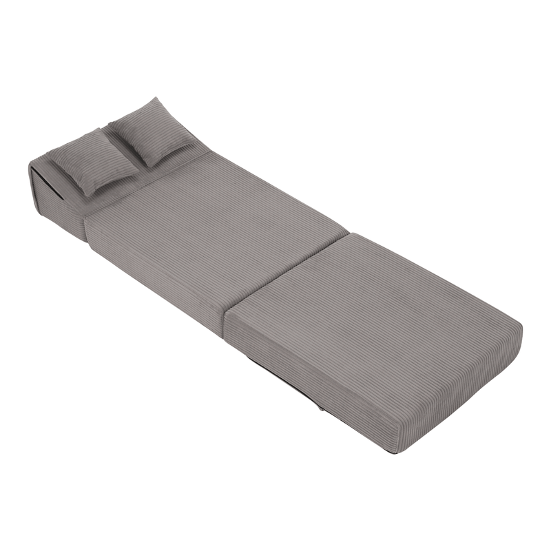 Casa si Gradina - Mobilier - Saltele si somiere - Saltele - Saltea pliabila/fotoliu extensibil, 2 in 1, gri, PELOS - Infinity.ro