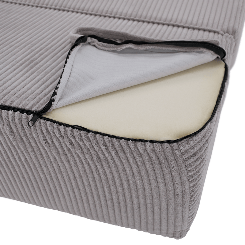 Casa si Gradina - Mobilier - Saltele si somiere - Saltele - Saltea pliabila/fotoliu extensibil, 2 in 1, gri, VEDIS - Infinity.ro