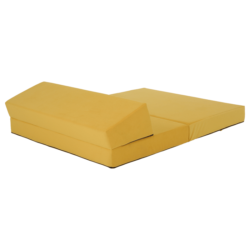 Casa si Gradina - Mobilier - Saltele si somiere - Saltele - Saltea pliabila/fotoliu extensibil, 2 in 1, galben, VEDIS - Infinity.ro