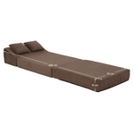 Casa si Gradina - Mobilier - Saltele si somiere - Saltele - Saltea pliabila/fotoliu extensibil, 2 in 1, maro deschis, PELOS - Infinity.ro