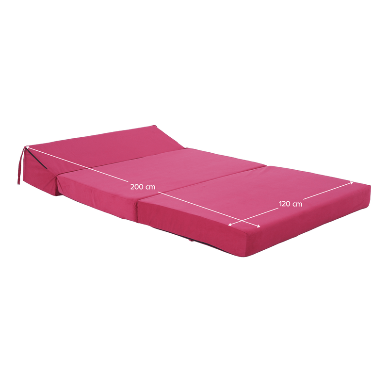 Casa si Gradina - Mobilier - Saltele si somiere - Saltele - Saltea pliabila/fotoliu extensibil, 2 in 1, roz magenta, VEDIS - Infinity.ro