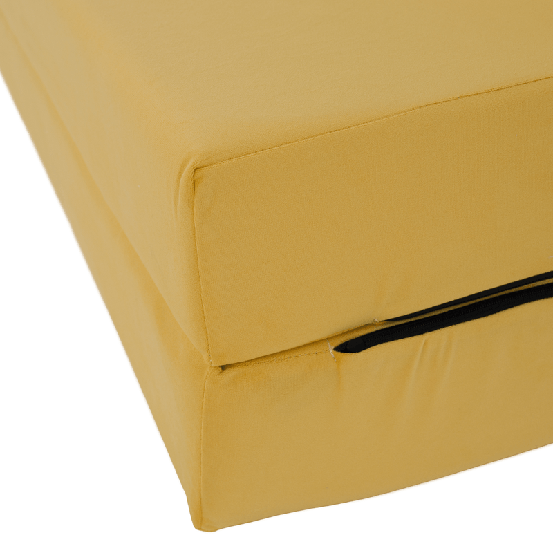 Casa si Gradina - Mobilier - Saltele si somiere - Saltele - Saltea pliabila/fotoliu extensibil, 2 in 1, galben, VEDIS - Infinity.ro