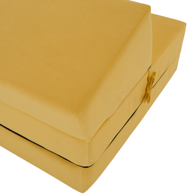 Casa si Gradina - Mobilier - Saltele si somiere - Saltele - Saltea pliabila/fotoliu extensibil, 2 in 1, galben, VEDIS - Infinity.ro