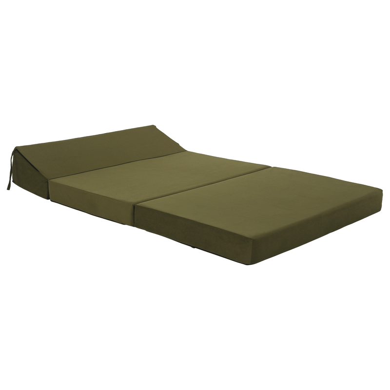 Casa si Gradina - Mobilier - Saltele si somiere - Saltele - Saltea/scaun pliabil, 2 in 1, maslinie, VEDIS - Infinity.ro