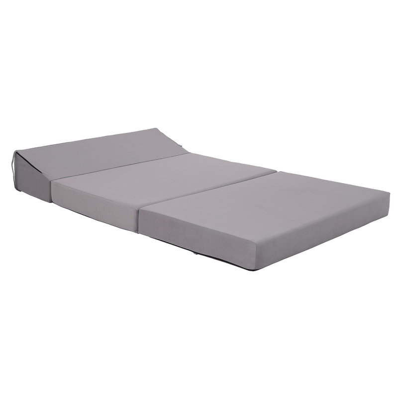 Casa si Gradina - Mobilier - Saltele si somiere - Saltele - Saltea/scaun pliabil, 2 in 1, gri deschis, VEDIS - Infinity.ro